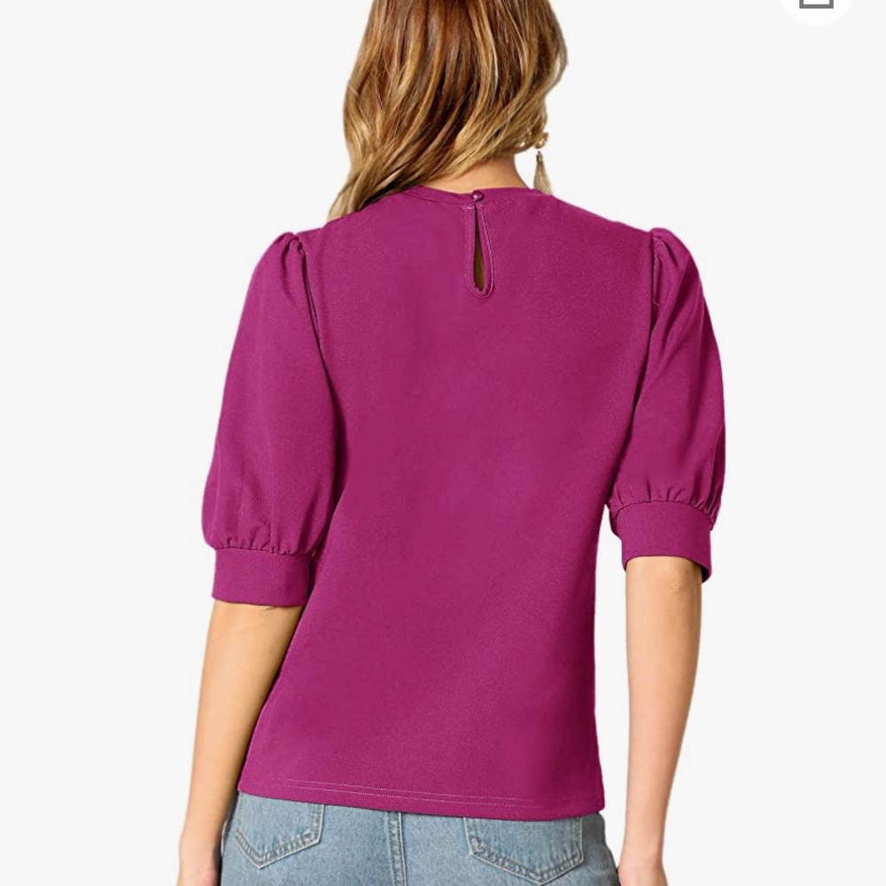 Raspberry blouse - Picture 2 of 5